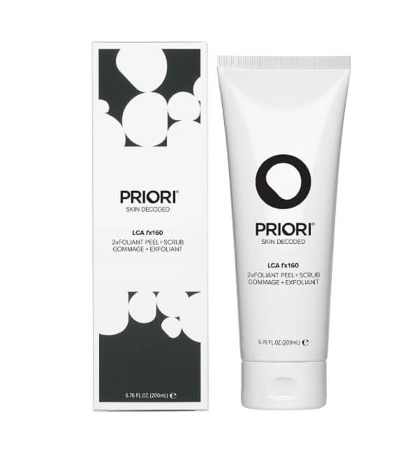 PRIORI 2xfoliant Peel+Scrub LCA fx160 - 120ml