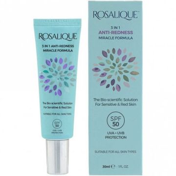 Rosalique 3 in 1 Anti-Redness Miracle Formula SPF 50