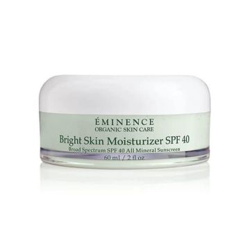 Eminence Organic Bright Skin Moisturiser SPF 40