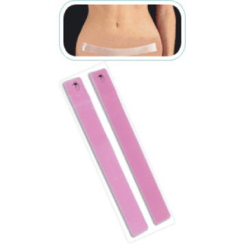 Biodermis Epi-Derm Silicone Gel Long Strip  Clear (1 Pair) (3.60  x 29.0 cm) 