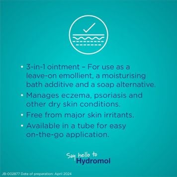 Hydromol Ointment 125g  - Eczema and Psoriasis