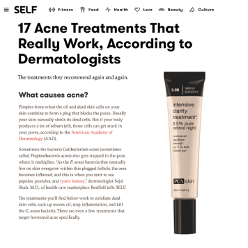 PCA Skin Intensive Clarity Treatment®: 0.5% Pure Retinol Night 