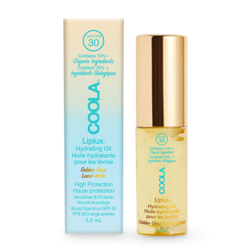 COOLA Classic Liplux® Organic Hydrating Lip Oil Sunscreen SPF 30 - Expiry Date March 2024  (non-refundable)