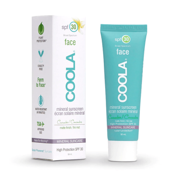 COOLA Mineral Face Matte Untinted Moisturiser SPF 30 - Cucumber