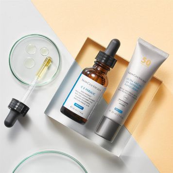 SkinCeuticals Double Defence (C E Ferulic + FREE Ultra Facial Defence SPF 50+) worth £215!