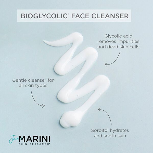 Jan Marini Bioglycolic Face Cleanser Glycolic Acid Cleanser Free UK