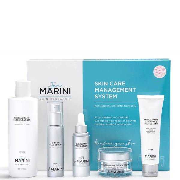 Jan Marini Skin Care Management System Normal/Combination Skin with Daily Face Protectant SPF 30 