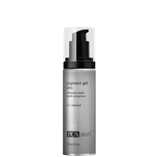 PCA Skin Pigment Gel Pro. Effective against UV and hormonally-induced hyperpigmentation, such as photodamage and melasma.