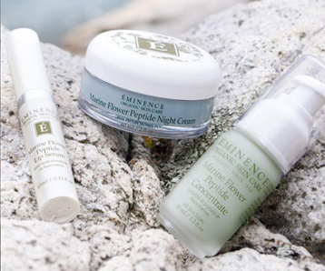 Target Wrinkles With New Eminence Organics Marine Flower Peptide Collection