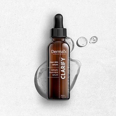 This Weekend Spend £40 or more SITEWIDE & receive a FREE Full-Size DermaTx Clear Skin Serum 