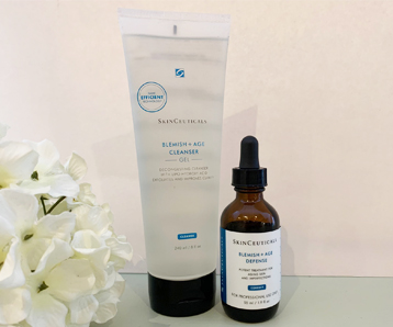 SkinCeuticals Blemish & Age Cleanser & Defense Serum - Product Review
