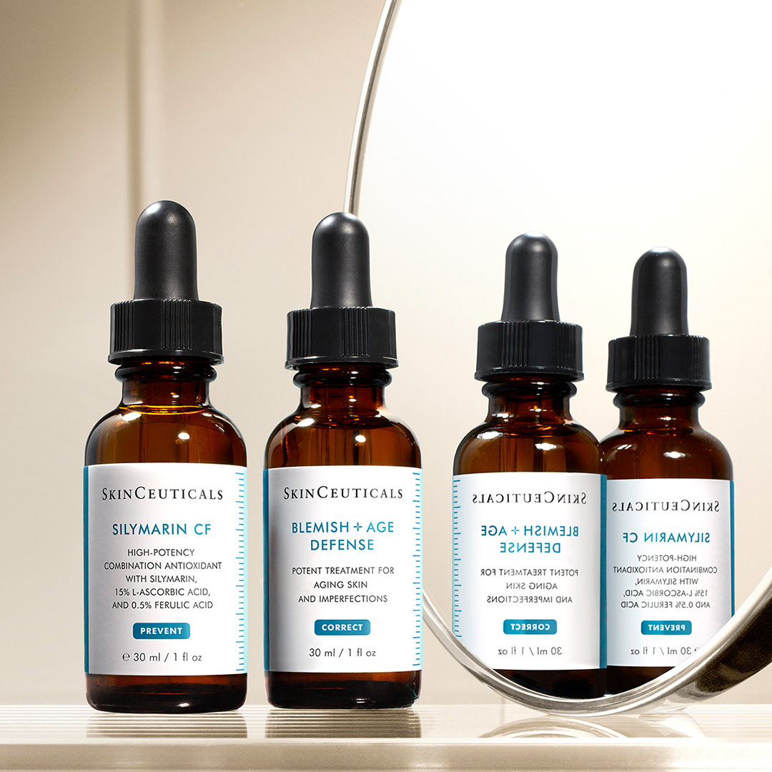 SilyMarin CF Serum & Blemish & Age Defense Serum 