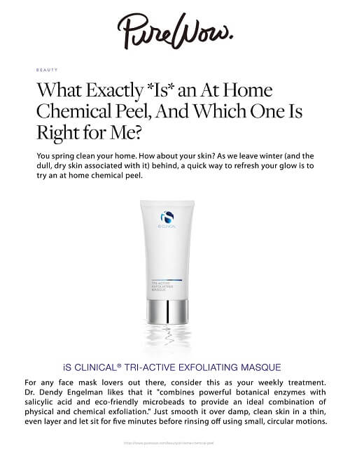 is clinical exfoliant masque press