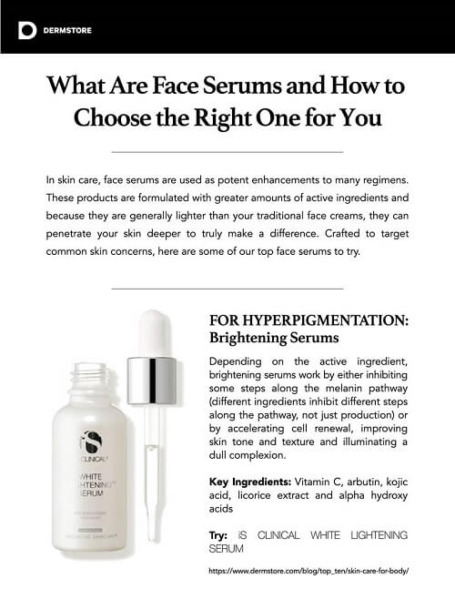 is clinical lightening serum press