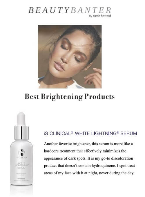 is clinical lightening serum press