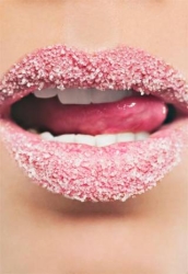 Glycation - sugar on lips
